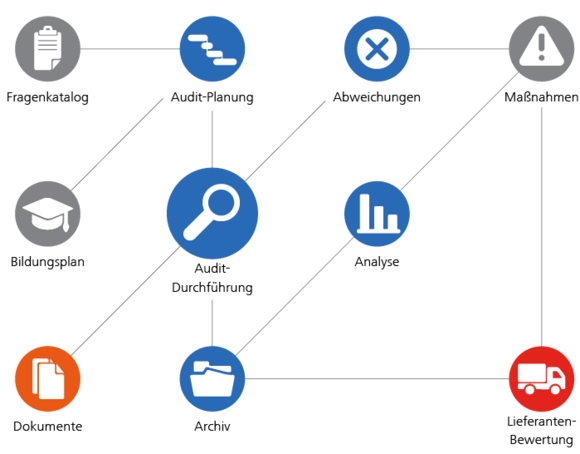 Funktionsnetz Audit-Management